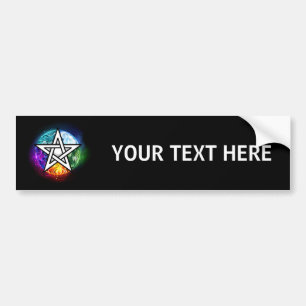 Wiccaanpentagram Bumpersticker