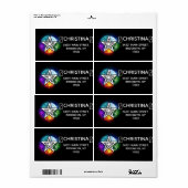 Wiccaanpentagram Etiket (Full Sheet)