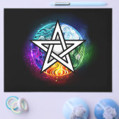 Wiccaanpentagram Flyer (Enkel)