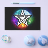 Wiccaanpentagram Flyer (Enkel)