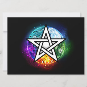 Wiccaanpentagram Kaart