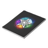 Wiccaanpentagram Notitieblok (Gedraaid)