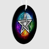 Wiccaanpentagram Ornament (voorkant)