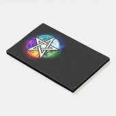 Wiccaanpentagram Post-it® Notes (Schuin)