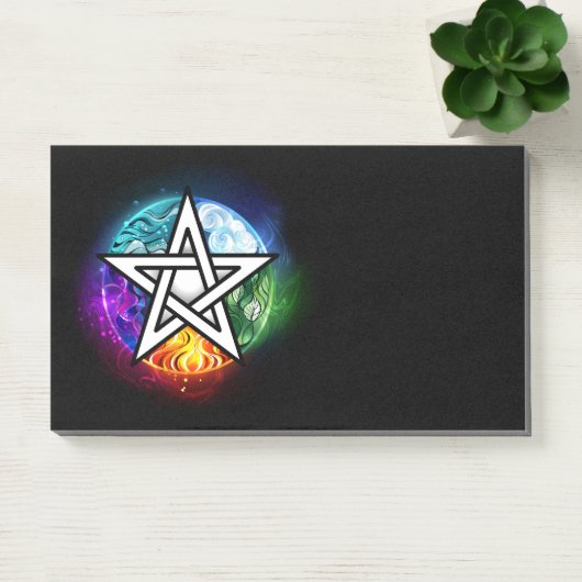 Wiccaanpentagram Post-it® Notes (Kantoor)