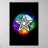 Wiccaanpentagram Poster (Voorkant)