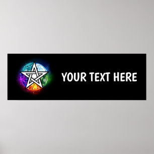 Wiccaanpentagram Poster