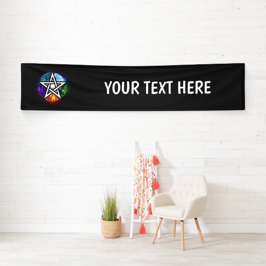 Wiccaanpentagram Spandoek (Insitu)