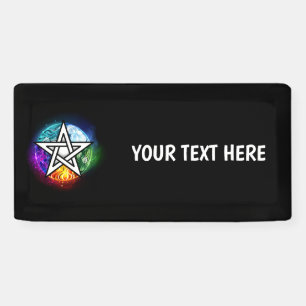 Wiccaanpentagram Spandoek