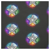 Wiccaanpentagram Stof (Swatch)