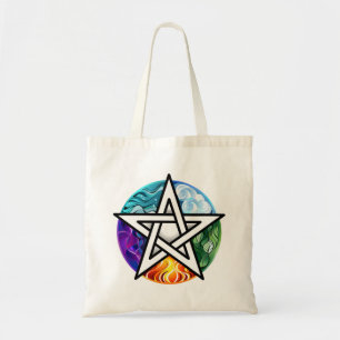 Wiccaanpentagram Tote Bag