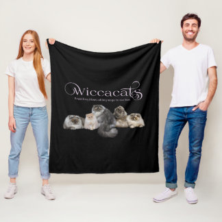 WiccaCats fleece deken