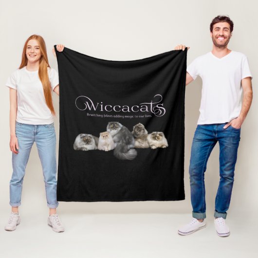 WiccaCats fleece deken (In situ)