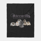 WiccaCats fleece deken (Voorkant)