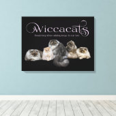 WiccaCats kunstcanvas Canvas Afdruk (Insitu (Houten vloer))