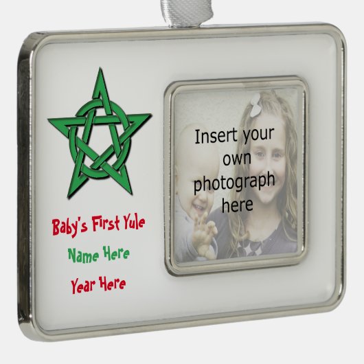 Wiccan Baby's First Yule Keepomwille Ornament (Rechts)