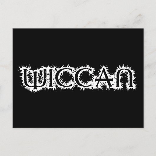Wiccan Briefkaart (Voorkant)
