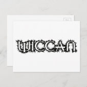 Wiccan Briefkaart (Voorkant / Achterkant)