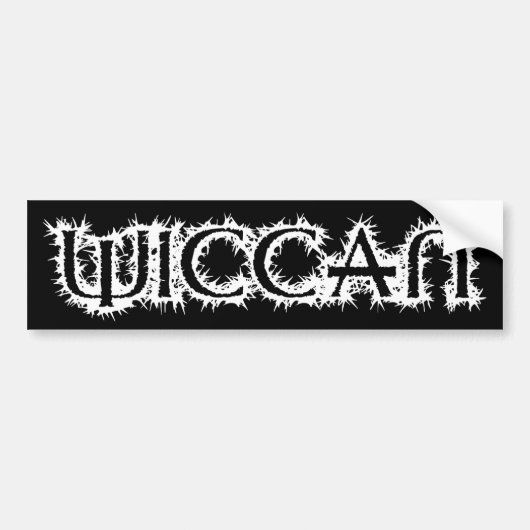 Wiccan Bumpersticker (Voorkant)