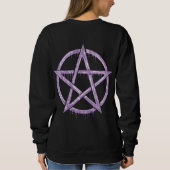 Wiccan Dragon 1 Graphic Trui (Achterkant)