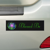 Wiccan, geblesseerd bumpersticker (Op auto)
