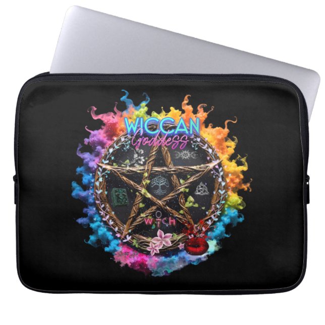 Wiccan Goddess Laptop Sleeve (Voorkant)