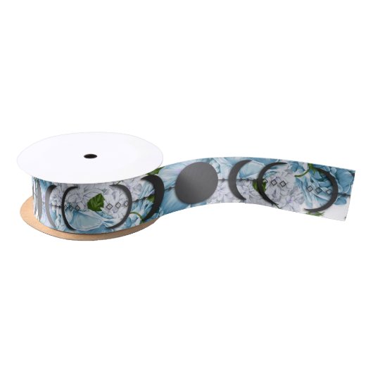 Wiccan Handfasting Blue Roos Moon Phase Lint (Spoel)