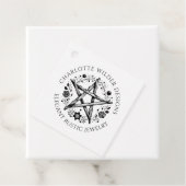 Wiccan heidense sieraden bedankjes labels (In situ)