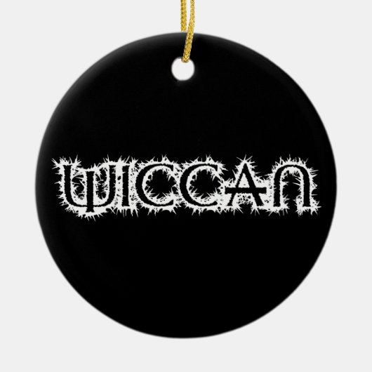 Wiccan Keramisch Ornament (Voorkant)