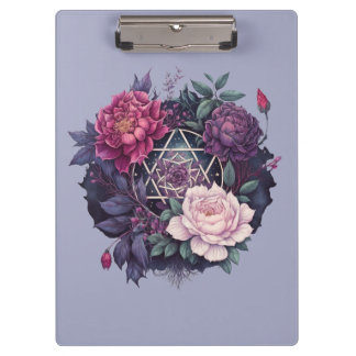 Wiccan Lavendel Pyrenees Pentacle Pocket Map Klembord