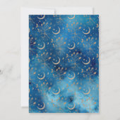 Wiccan Magic Constellation Ongewone bruiloft Kaart (Achterkant)