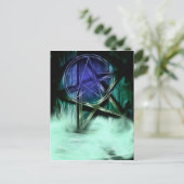 Wiccan Mist Fractal Manipulation Briefkaart (Staand voorkant)