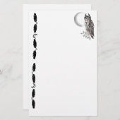 Wiccan Owl - Hecate's Guardian Briefpapier (Voorkant / Achterkant)