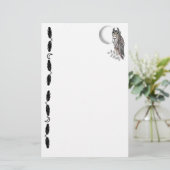 Wiccan Owl - Hecate's Guardian Briefpapier (Staand voorkant)