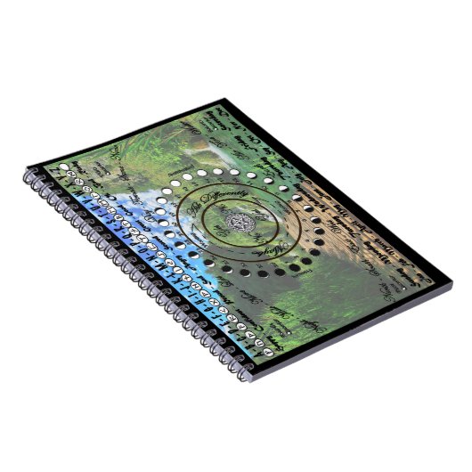 Wiccan Pagan Pendulum Chart Notitieboek (Rechterzijde)