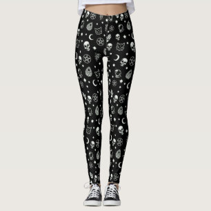 Wiccan Pattern-Leggings Leggings