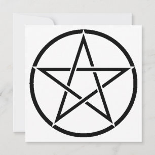 Wiccan Pentacle (Pentagram) Kaart