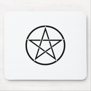 Wiccan Pentacle (Pentagram) Muismat
