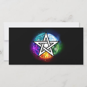 Wiccan pentagram aankondiging