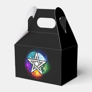 Wiccan pentagram bedankdoosjes
