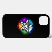 Wiccan pentagram Case-Mate iPhone case (Achterkant (horizontaal))