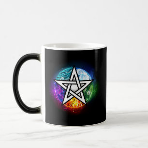 Wiccan pentagram magische mok