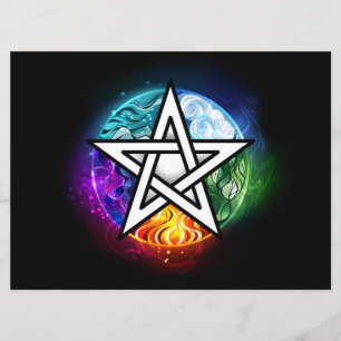 Wiccan pentagram menu