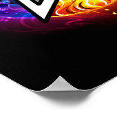 Wiccan pentagram poster (Hoek)