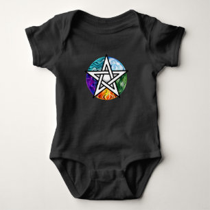 Wiccan pentagram romper