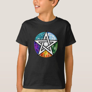 Wiccan pentagram t-shirt
