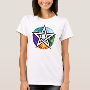 Wiccan pentagram t-shirt