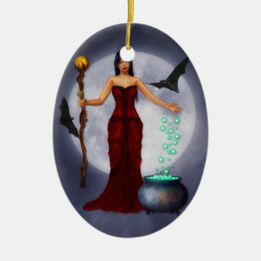 Wiccan Princess Halloween Ornament (Voorkant)