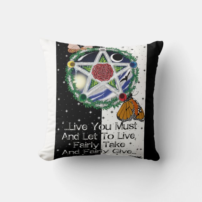 Wiccan Rede Kussens (Voorkant)