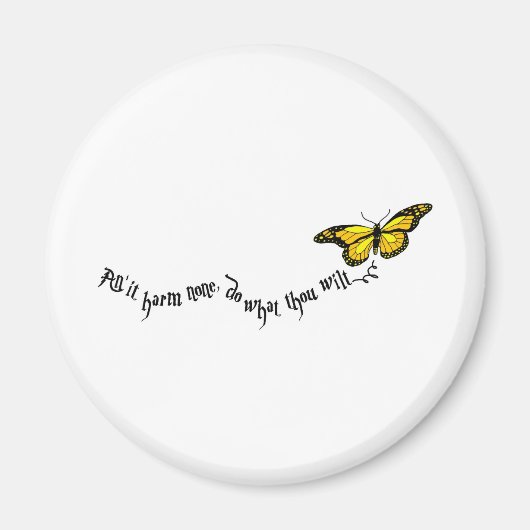 Wiccan Rede Magneet (Voorkant)